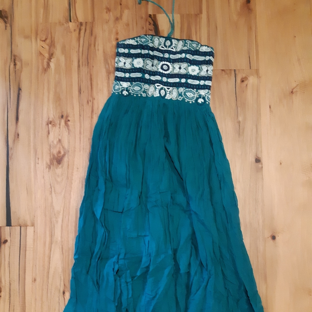 French connection green sundress Size 0